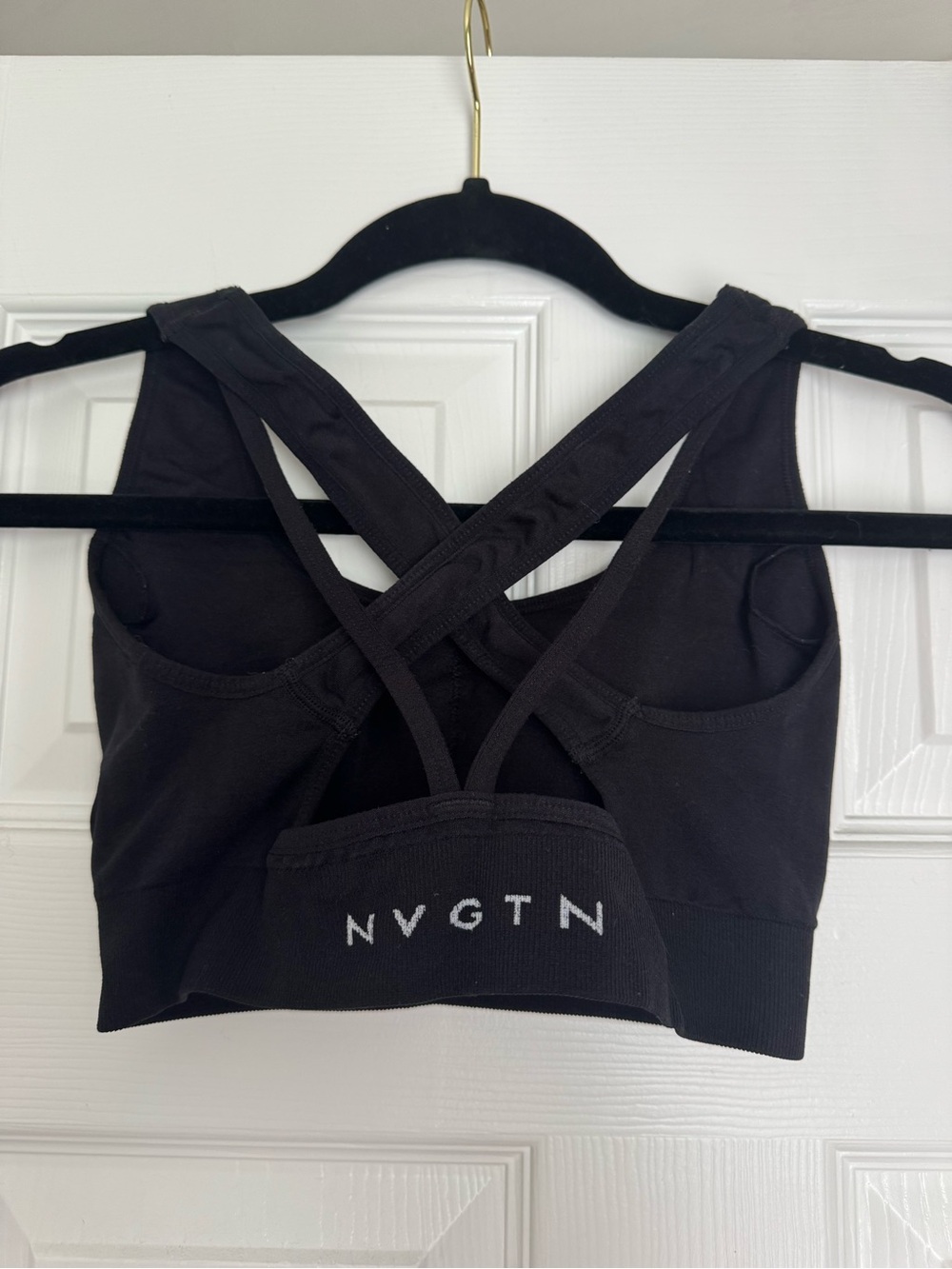 NVGTN Black Sports Bra
